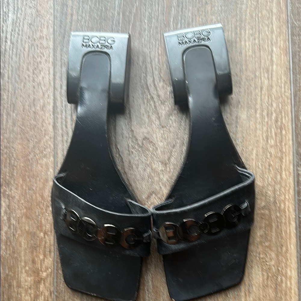 BCBGMaxAzria Black Sandals